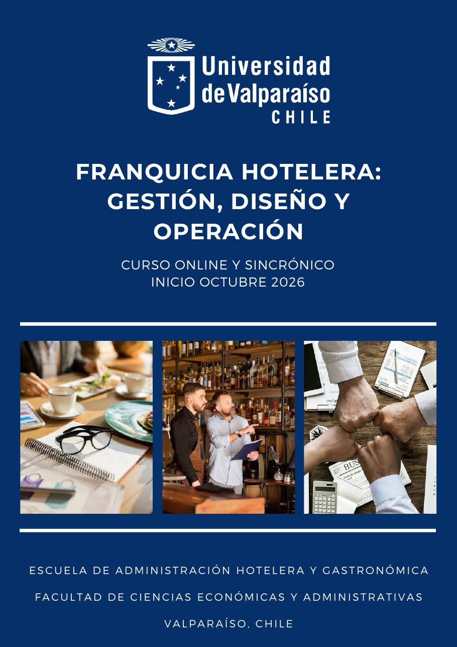 Portada del folleto del curso Franquicia Hotelera