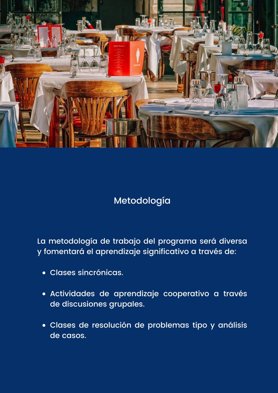 Curso Franquicia Hotelera, página 4 del folleto